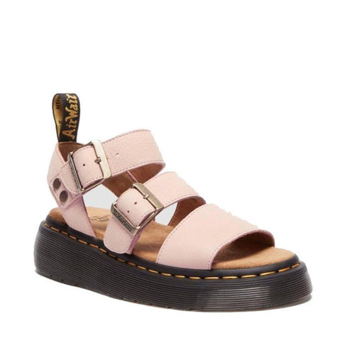 Dr Martens Gryphon Quad Milled Nubuck Powder Pink